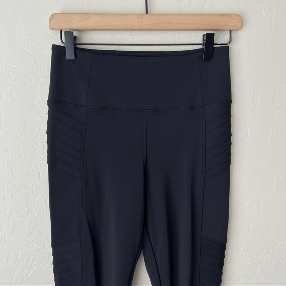 Athleta Delancey moto tights black Small Black - Picture 10 of 15